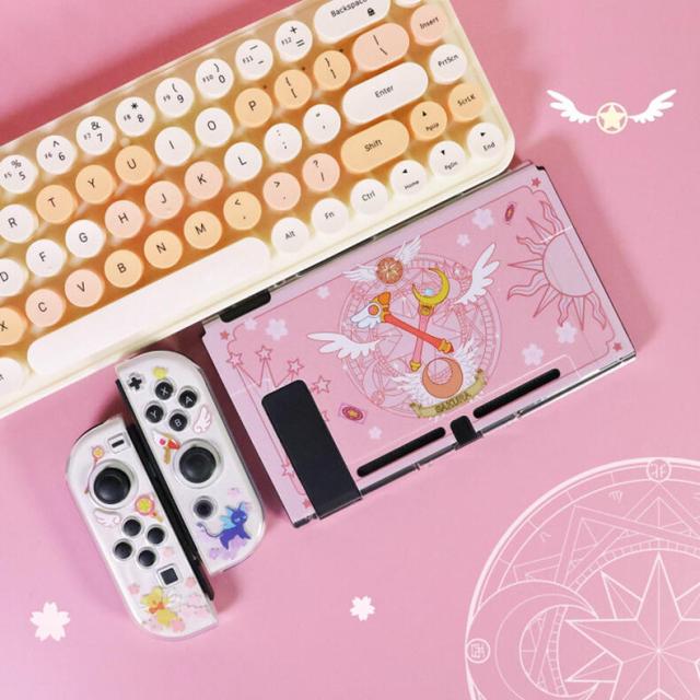 Nintendo Switch カードキャプターさくらケース付き 送料無料】Nintendo Switch NS/OLED保護カバー スイッチ保護ケース